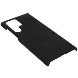 Силиконовый чехол для Samsung Galaxy S22 Ultra Soft Matte с микрофиброй Черный