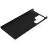 Силиконовый чехол для Samsung Galaxy S22 Ultra Soft Matte с микрофиброй Черный