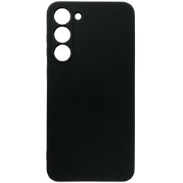 Силиконовый чехол для Samsung Galaxy S23 Soft Matte с микрофиброй Черный