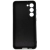 Силиконовый чехол для Samsung Galaxy S23+ Soft Matte с микрофиброй Черный