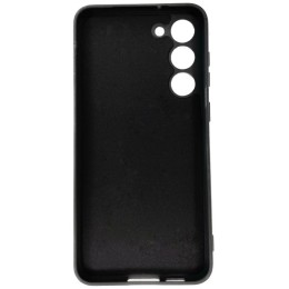 Силиконовый чехол для Samsung Galaxy S23+ Soft Matte с микрофиброй Черный