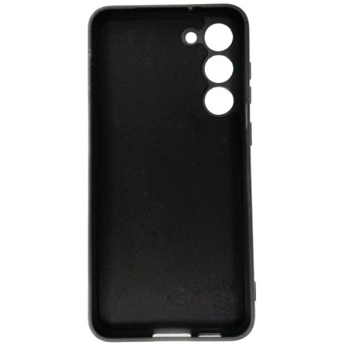 Силиконовый чехол для Samsung Galaxy S23+ Soft Matte с микрофиброй Черный