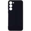 Силиконовый чехол для Samsung Galaxy S23 Soft Matte с защитой камеры Черный