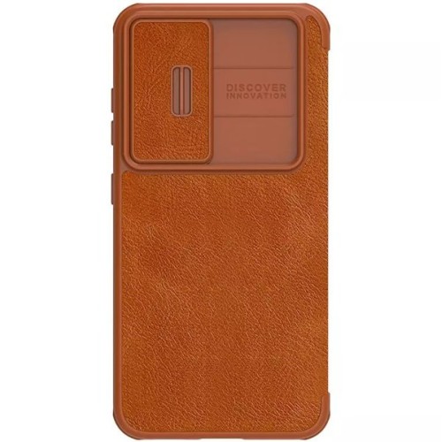 Чехол книжка для Samsung Galaxy S23+ Nillkin Slider Коричневый