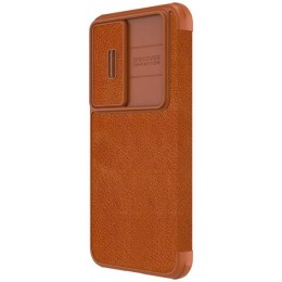 Чехол книжка для Samsung Galaxy S23+ Nillkin Slider Коричневый