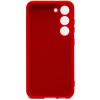 Силиконовый чехол для Samsung Galaxy S23+ Soft Matte с микрофиброй Красный