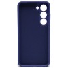 Силиконовый чехол для Samsung Galaxy S23+ Soft Matte с микрофиброй Синий