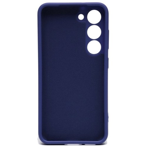 Силиконовый чехол для Samsung Galaxy S23+ Soft Matte с микрофиброй Синий