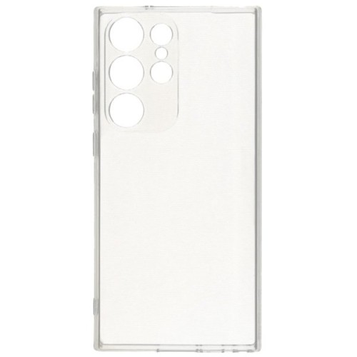 Силиконовый чехол для Samsung Galaxy S23 Ultra Ultra Thin Case с защитой камеры Прозрачный