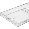 Силиконовый чехол для Samsung Galaxy S23 Ultra Silicone Card Holder Case с защитой камеры Прозрачный