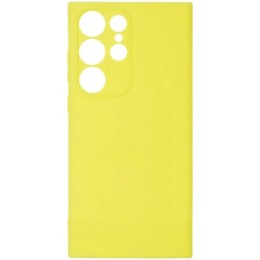 Силиконовый чехол для Samsung Galaxy S23 Ultra Soft Matte с защитой камеры Желтый