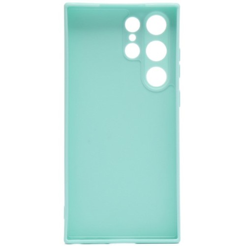 Силиконовый чехол для Samsung Galaxy S23 Ultra Soft Case Бирюзовый
