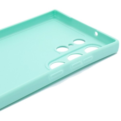 Силиконовый чехол для Samsung Galaxy S23 Ultra Soft Case Бирюзовый
