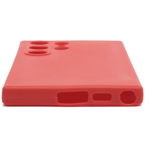 Силиконовый чехол для Samsung Galaxy S23 Ultra Soft Case Вишневый