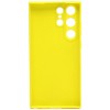 Силиконовый чехол для Samsung Galaxy S23 Ultra Soft Case Желтый