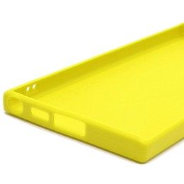 Силиконовый чехол для Samsung Galaxy S23 Ultra Soft Case Желтый