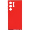 Силиконовый чехол для Samsung Galaxy S23 Ultra Soft Case Красный