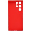 Силиконовый чехол для Samsung Galaxy S23 Ultra Soft Case Красный