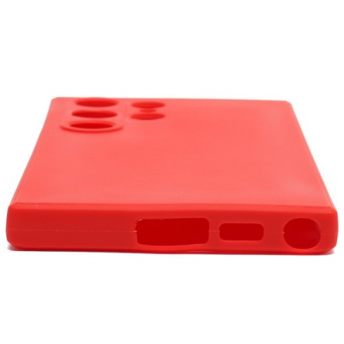 Силиконовый чехол для Samsung Galaxy S23 Ultra Soft Case Красный
