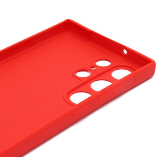 Силиконовый чехол для Samsung Galaxy S23 Ultra Soft Case Красный