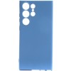 Силиконовый чехол для Samsung Galaxy S23 Ultra Soft Case Лазурный