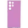 Силиконовый чехол для Samsung Galaxy S23 Ultra Soft Case Лиловый