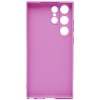Силиконовый чехол для Samsung Galaxy S23 Ultra Soft Case Лиловый