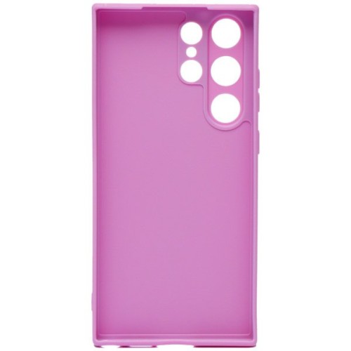 Силиконовый чехол для Samsung Galaxy S23 Ultra Soft Case Лиловый