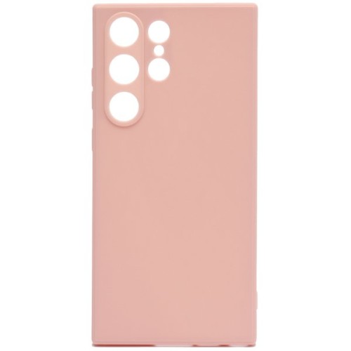 Силиконовый чехол для Samsung Galaxy S23 Ultra Soft Case Розовый песок