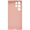 Силиконовый чехол для Samsung Galaxy S23 Ultra Soft Case Розовый песок