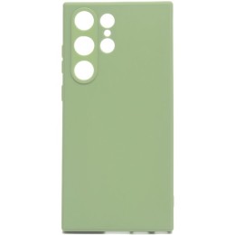 Силиконовый чехол для Samsung Galaxy S23 Ultra Soft Case Салатовый