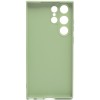 Силиконовый чехол для Samsung Galaxy S23 Ultra Soft Case Салатовый
