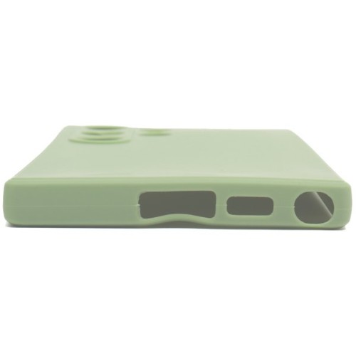 Силиконовый чехол для Samsung Galaxy S23 Ultra Soft Case Салатовый