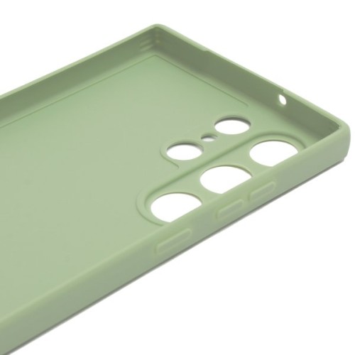Силиконовый чехол для Samsung Galaxy S23 Ultra Soft Case Салатовый