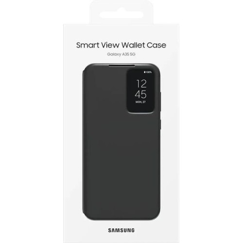 Чехол-книжка для Samsung Galaxy A35 Smart View Wallet Case A35 EF-ZA356CBEGRU Черный
