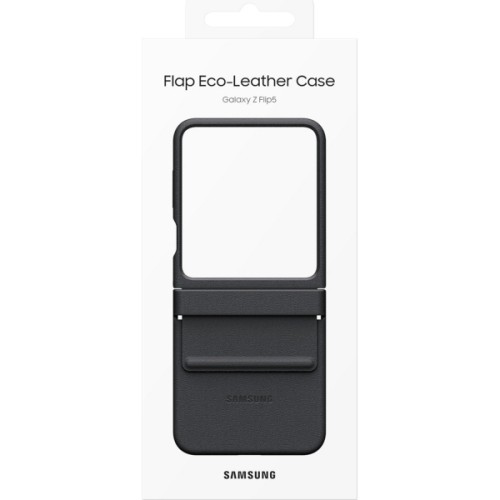 Чехол-накладка для Samsung Galaxy Z Flip 5 Flap Eco-Leather Case B5 EF-VF731PBEGRU Черный