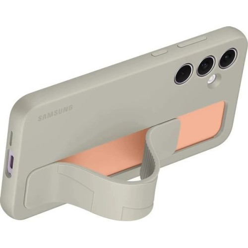 Силиконовый чехол для Samsung Galaxy A55 Standing Grip Case EF-GA556TJEGRU Серый