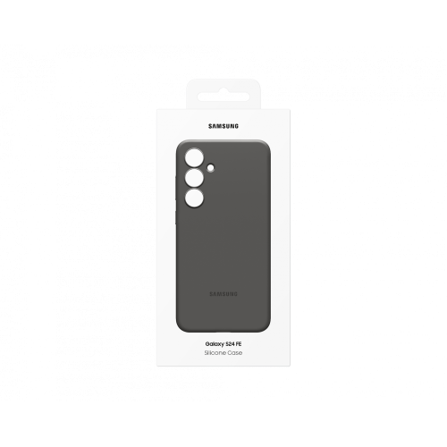 Силиконовый чехол для Samsung Galaxy S24 FE Silicone Case EF-PS721CBEGRU Чёрный