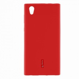 Силиконовый чехол для Sony Xperia L1 Cherry Красный
