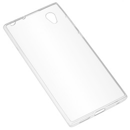 Силиконовый чехол для Sony Xperia L1 Skinbox slim silicone 4People Прозрачный