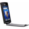 Чехол книжка Clever Case Leather Shell для Sony Ericsson Xperia Ray Чёрный