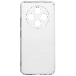 Силиконовый чехол для Tecno Spark 30C TPU 1.5mm с защитой камеры Прозрачный
