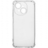 Силиконовый чехол для Tecno Spark Go 1 TPU mp 1.5mm с защитой камеры Прозрачный
