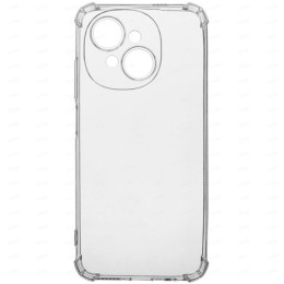 Силиконовый чехол для Tecno Spark Go 1 TPU mp 1.5mm с защитой камеры Прозрачный