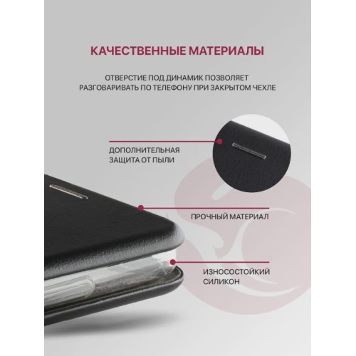 Чехол-книжка для Tecno Camon 20 / Tecno Camon 20 Pro 4G Zibelino Book Черный