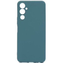 Силиконовый чехол для Tecno Pova 4 Soft Matte с защитой камеры Лазурный