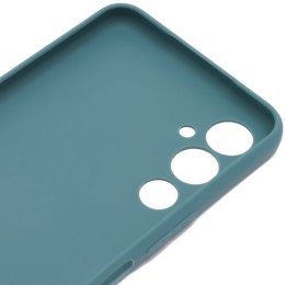 Силиконовый чехол для Tecno Pova 4 Soft Matte с защитой камеры Лазурный