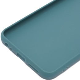 Силиконовый чехол для Tecno Pova 4 Soft Matte с защитой камеры Лазурный