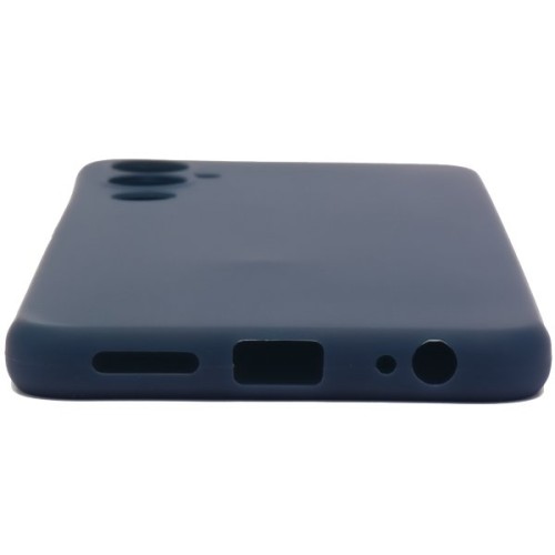 Силиконовый чехол для Tecno Pova 4 Soft Matte с защитой камеры Синий