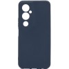 Силиконовый чехол для Tecno Pova 4 Pro Soft Matte с защитой камеры Синий